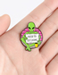 Fashion Green Alien Need To Get Home Brooch