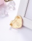 Fashion Red Alloy Electrocardiogram Brooch With Dripping Oil