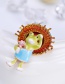 Fashion Color Alloy Oil Drop Frog Hit Color Geometric Brooch