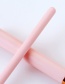 Fashion Pink Powder White Peak Eyebrow Brush Single
