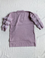 Fashion Light Purple Knitted Plush Sweater