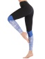 Fashion Black [pants Only] Geometric Print Contrast Color Yoga Sports Fitness Pants
