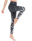Fashion Black [pants Only] Geometric Print Contrast Color Yoga Sports Fitness Pants