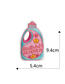 Fashion Laundry Liquid Bottle Pink Bottle Shape Cloth Sticker