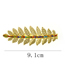 Fashion Golden Rhinestone Cut Crystal Leaves Dripping Geometric Hairpin
