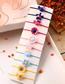 Fashion 30 Colors Flower Five-pointed Star Bow Rabbit Geometric Children's Hair Rope Set