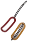 Fashion Black + Wine Red + Beige + Gray Geometric Oval Hollow Hairpin Set
