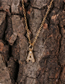 Fashion Golden P Diamond Clavicle Chain Diamond Letters Necklace