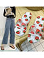 Fashion Strawberry With Black Fruit Fruit Sandals
