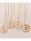 Fashion Steel Color Gold-plated 316l Gold-plated Titanium Steel Necklace