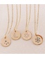 Fashion Steel Color Gold-plated 14k Titanium Steel Necklace