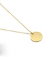 Fashion Golden Gold-plated 316l Titanium Steel Necklace