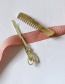 Fashion Golden Alloy Hollow Scissors Comb Hairpin Set