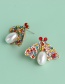 Fashion Color Insect Pearl Earrings