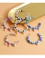 Fashion Beige C-shaped Rice Pearl Pearl Earrings