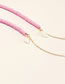 Fashion Pink Soft Ceramic Anti-skid Glasses Chain