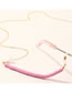 Fashion Pink Soft Ceramic Anti-skid Glasses Chain