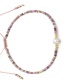 Fashion Rust Red Rice Beads Hand-woven Natural Freshwater Pearl Bracelet