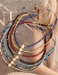 Fashion Navy Blue Rice Beads Hand-woven Natural Freshwater Pearl Bracelet