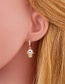 Fashion Eye Diamond Drop Eyes Geometric Cutout Earrings