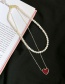Fashion Golden Pearl Beads Necklace