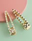 Fashion Duck's Mouth Black Diamond Shaped Alloy Hollowed Hairpin