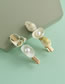 Fashion Golden Conch Shell Pearl Alloy Clip Set