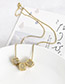 Fashion Golden Copper Pendant Zircon Square Necklace Mom Necklace