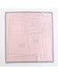 Fashion Pink Geometric Printing Silk Imitation Scarf Multi Functional Use Of Small Scarves
