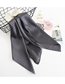 Fashion Black Multifunctional Use Of Silk Scarf And Shawl