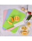 Fashion Blue Baby Food And Plastic Fruit Chopping Board