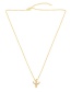Fashion Golden Ox Diamond Necklace