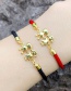 Fashion Red Hand Knitted Rope Bracelet