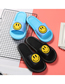 Fashion Sky Blue Children's Sandals And Slippers With Soft Face And Smile