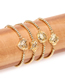Fashion Star Micro-set Zircon Round Bead Pull Bracelet