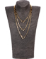 Fashion Large 50cm Geometrical Zircon Alloy Necklace