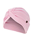 Fashion Pink Anti-leash Band Button Knotted Toe Cap