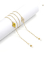 Fashion Golden Non-slip Color-retaining Small Daisy Pendant Glasses Chain