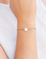 Fashion Rose Gold Middle Round Chain Adjustable Bracelet