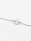 Fashion Steel Color Small Round Adjustable Chain Bracelet