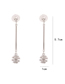 Fashion Gold + Green Firework Alloy Notched Diamond Earrings