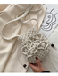 Fashion White Cotton Woven Shoulder Crossbody Bag