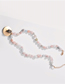 Fashion Powder Natural Stone Playing With Gold Short Necklace