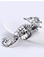Fashion Green Pearl Resin Hippocampal Hollow Alloy Brooch