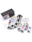 Fashion Ten Sets Of Measuring Cups And Measuring Spoons Ten Sets Of Stainless Steel Silicone Handle Measuring Cups