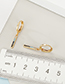 Fashion Golden Micro-set Zircon Earrings