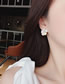 Fashion Six-petal Flower (small) Artificial Crystal Flower Alloy Earrings