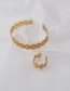 Fashion Ring Brass Openwork Lace Opening Bracelet Ring