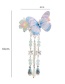 Fashion Pink Flower Resin Crystal Pearl Alloy Hollow Children Hairpin Set