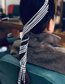 Fashion Silver Pearl-studded Tassel Hairpin